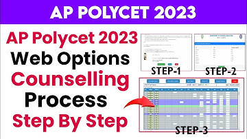 Ap Polycet 2023 How To Give Web Options Step By Step Process In Telugu