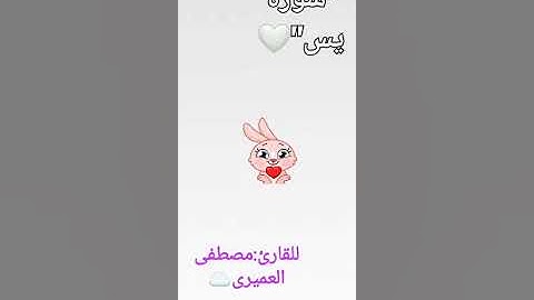 القارئ مصطفي العميري