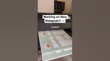 Printing Some New Frog and Bunny Notepad Designs for the Shop! #stationeryshop #stationery