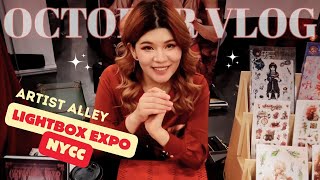 🎃 Independent Artist Vlog // Artist Alley! New York Comicon and Lightbox Expo October Travels