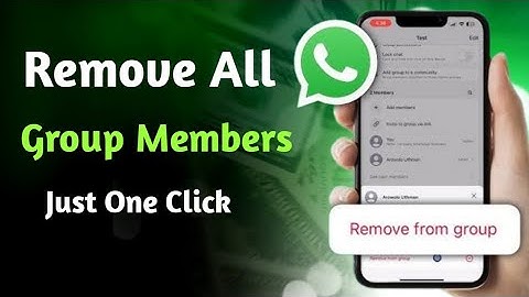 How to remove all whatsapp group members at once | Delete Whatsapp group | @TechnicalFassi
