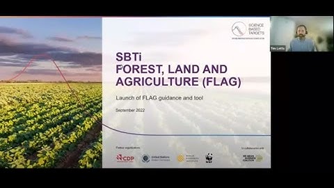Launch of the FLAG (Forest Land and Agriculture) Guidance