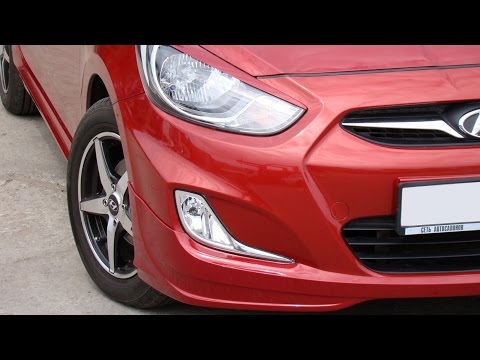 как снять фару на hyundai solaris