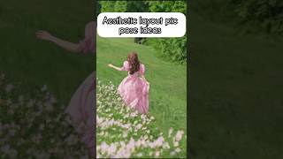 Aesthetic layout pic pose ideas 💗💗#shorts #viral #trending
