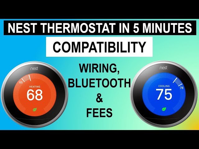 Nest Thermostat In 5 Min Compatibility, 5 Wire Thermostat Wiring Diagram Nest