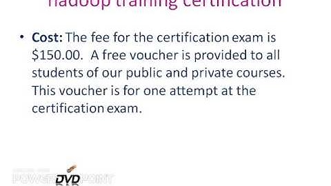 hadoop training certification