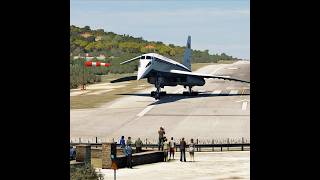 Impossible Takeoff Supersonic Tupolev Tu-144D From Skiathos Airport