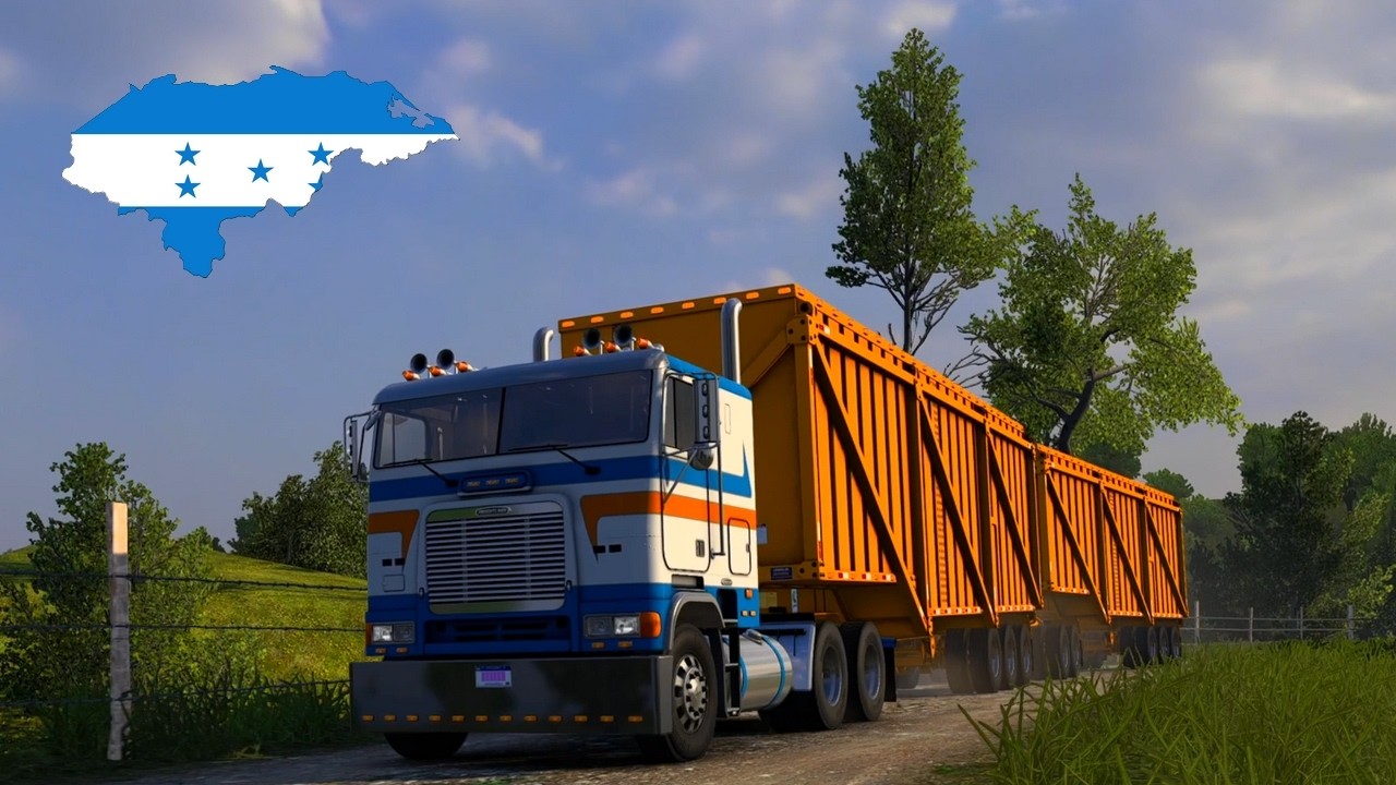 ATS: Mapa de Honduras | P1 | Freightliner FLB: De La Flecha para Trascerros