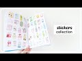 📖 Sticker collection and stationery organization