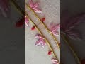 hand embroidery design work tutorial for beginners #embroidery #shortvideo @AishaEmbroidryArt