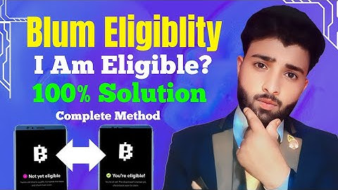 Blum Airdrop Eligibility Check || Blum Airdrop not eligible | Blum Airdrop sybil check || mrukoffici