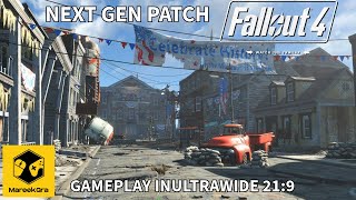 Fallout 4 gameplay in ultrawide 21:9 NEXT-GEN patch Ultra Graphics | RTX4080 + i7-12700KF benchmark