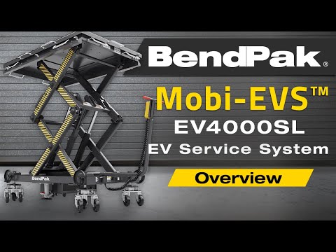 Efficiently Service Any Electric Vehicle with New BendPak Mobi-EVS EV &amp; Powertrain Lifting Systems