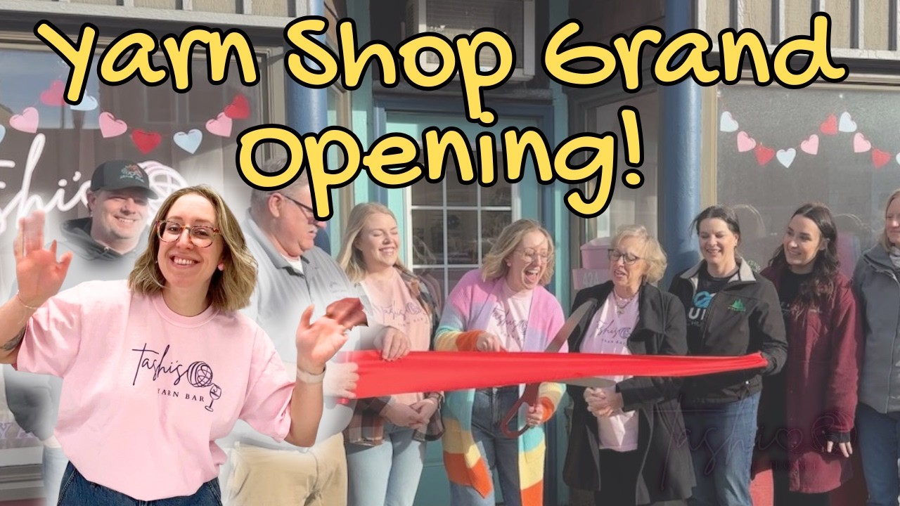 Магазин пряжи наконец-то открывается! 🧶 Последние приготовления + День торжественного открытия //...