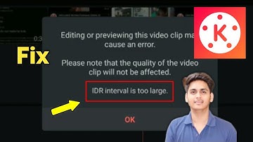 Fix Kinemaster | Editing or previewing this video clip may cause a error | IDR interval is too large
