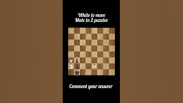 Only 1% can solve this chess puzzle||Can you solve #chess #speedchess #chesspuzzle