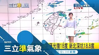 早晨的氣溫考驗起床的意志力~近日溫度漸降低溫有感 週四起溫度才會再回升|氣象主播 陳宥蓉|【三立準氣象】20191015|三立新聞台