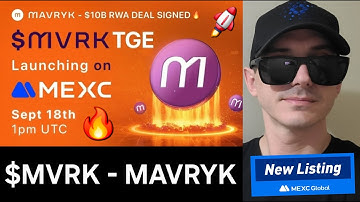 $MVRK - MAVRYK NETWORK TOKEN TGE CRYPTO COIN HOW TO BUY MVRK MEXC GLOBAL NEE BLOCKCHAIN TOKENIZATION