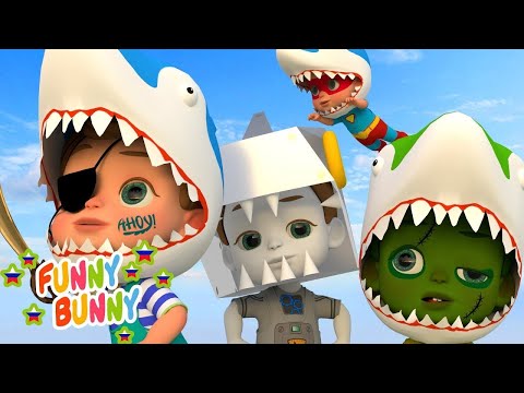 Видео: Baby Shark and Zombie Shark Song | Nursery Rhymes & Kids Songs Animation