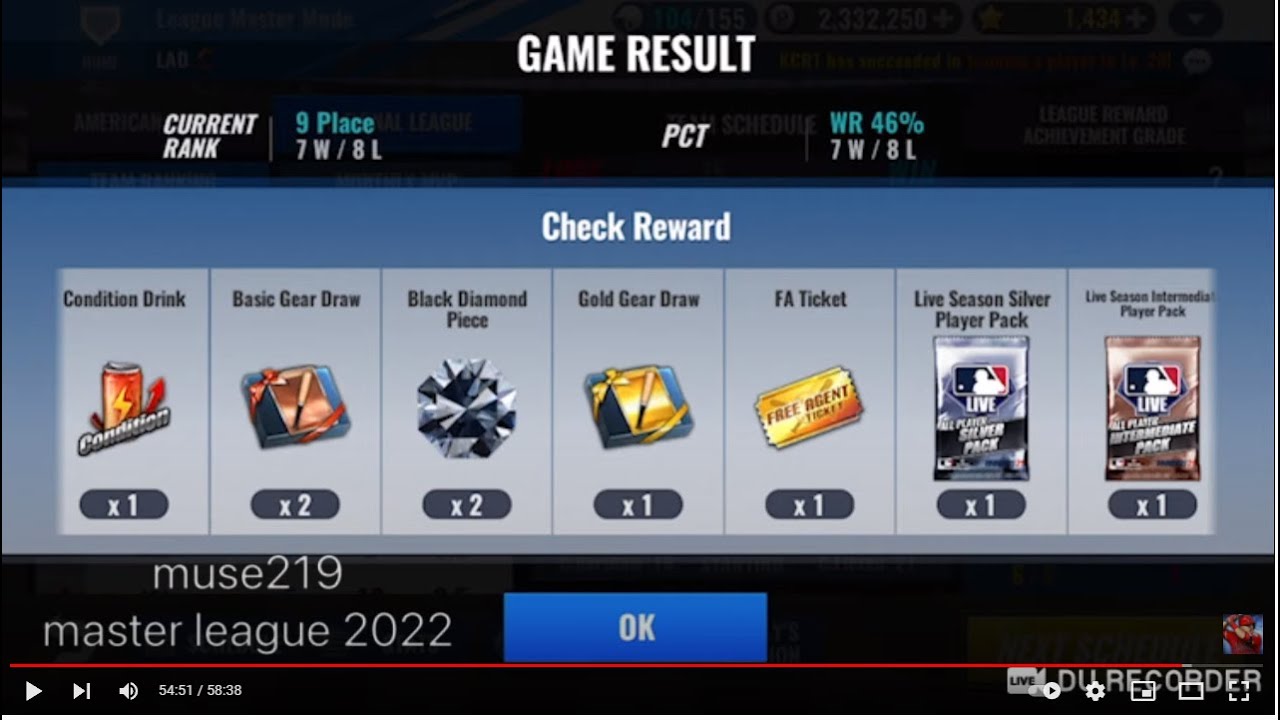 MLB 9 innings 2021 -   Master League 2023 Live , DIce Roll Event
