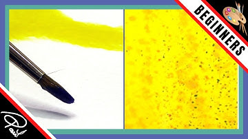 Watercolor Splatter Technique (for backgrounds & texture)