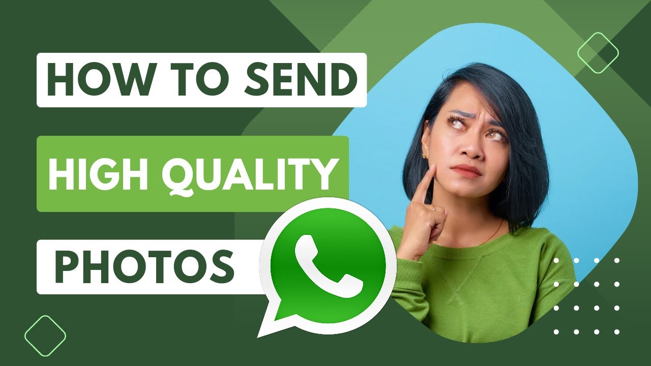 How to share photos without reducing the quality on whatsapp YouTube