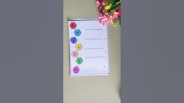 Border design for notebook/ Easy cover page design #shorts #trending #ytshorts #frontpageborder #art