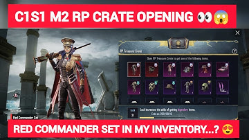 C1S1 M2 RP CRATE OPENING | RED COMMANDER SET RP CRATE OPENING | M2 RP NEW CRATE OPENING |M2 RP CRATE