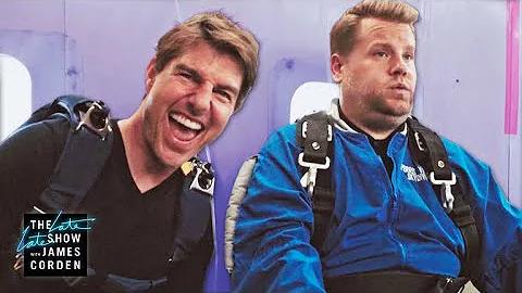 Tom Cruise Forces James Corden to Skydive - DayDayNews