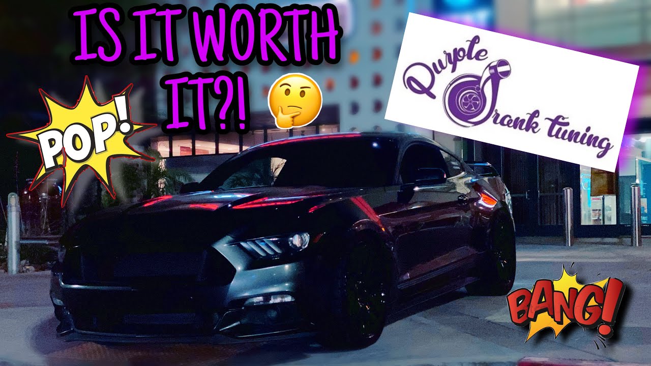 REVIEWING PD TUNING ON MY MUSTANG ECOBOOST (BURBLE TUNE) LOUD AF!🤯💥🔥