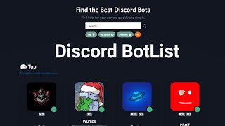 Discord Bot List | New place to grow your discord bot