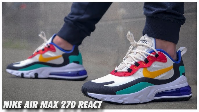 Conserveermiddel Gom kraan How to clean Nike Air Max 270 react “Geometric Abstract” - YouTube