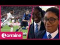 Raheem Sterling's Old School Emotionally Celebrates His England Euro 2020 Journey | Lorraine