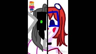 Drawing Elizabeth afton and Circus baby from Fnaf #fnaf #art #fanart ￼