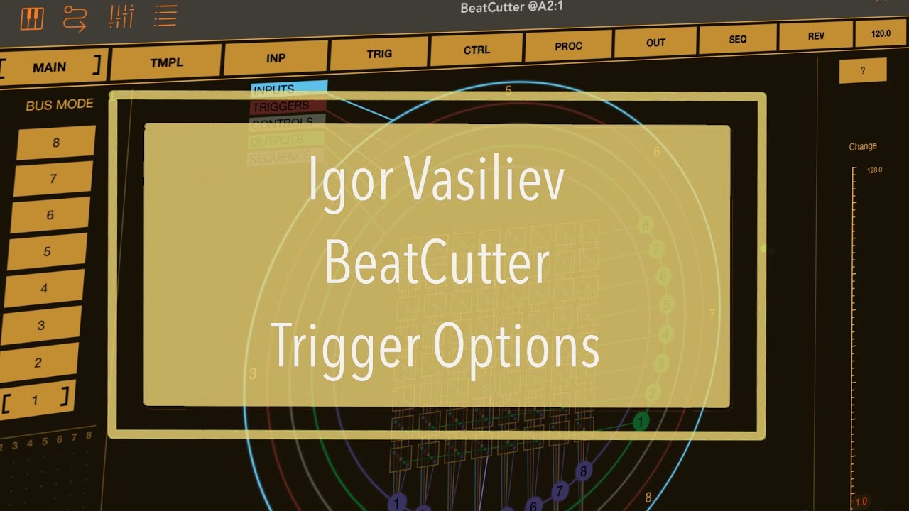 Igor Vasiliev BeatCutter - Tutorial Part 8: Triggers, inputs, filter, length, attack, release