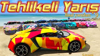 Tehli̇keli̇ Fi̇nal Yarişlari - Süper Araba Lykan Örümcek Adam Çizgi Film Gibi