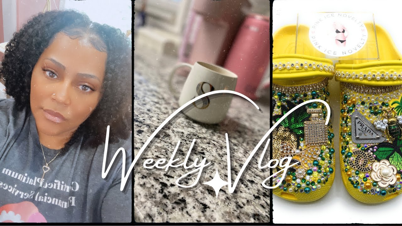 VLOG: Open the office with me, New Everyday Purse, Trying to Krystal Glaze  Glue