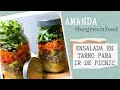 ENSALADA vegana completa EN TARRO - IDEA para llevar de PICNIC