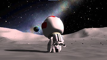 kerbal space program - taking a walk on the mun