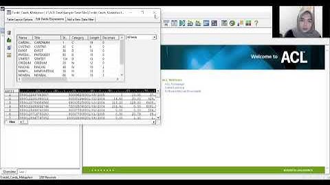 Tutorial ACL Software Audit Sistem Informasi