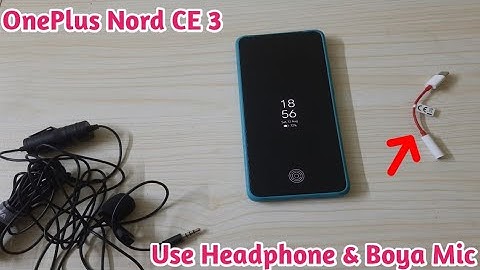 How to use Headphone 🎧 & Boya mic in OnePlus Nord CE 3 Mobile | type c to 3.5 mm jack
