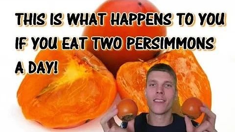 How many persimmon should I eat a day?