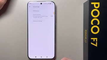 POCO F7: How to Open Voicemail Settings