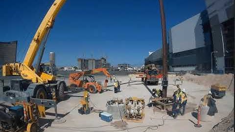 LVCT Test Pile Install - BDSLT (Bi-Directional Static Load Test)