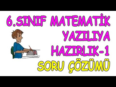 6. Sınıf Matematik Yazılıda Nasıl Sorular Gelir?-1 (CANLI YAYIN-Tekrarı)