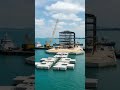 Open Sea → Floating Casino Island 😳  Luxury Paradise Timelapse #floatingcasino #luxuryisland