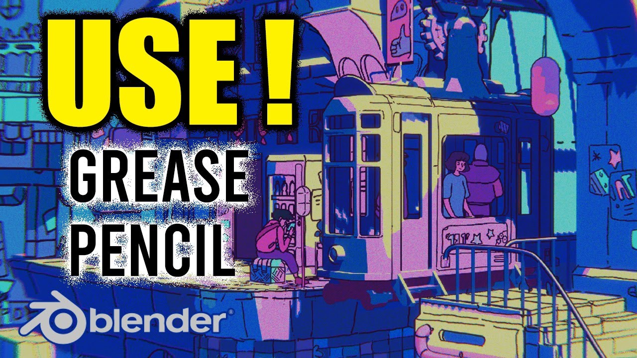 Blender Grease Pencil Bring Your Drawings to Life with 3D Animation