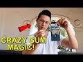 Crazy Gum Magic Trick!! TUTORIAL (no props!)