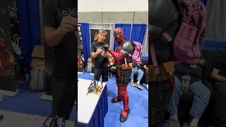 DEADPOOL MEETS DADDY! Creator Rob Liefeld! Suit by @josemojica8589