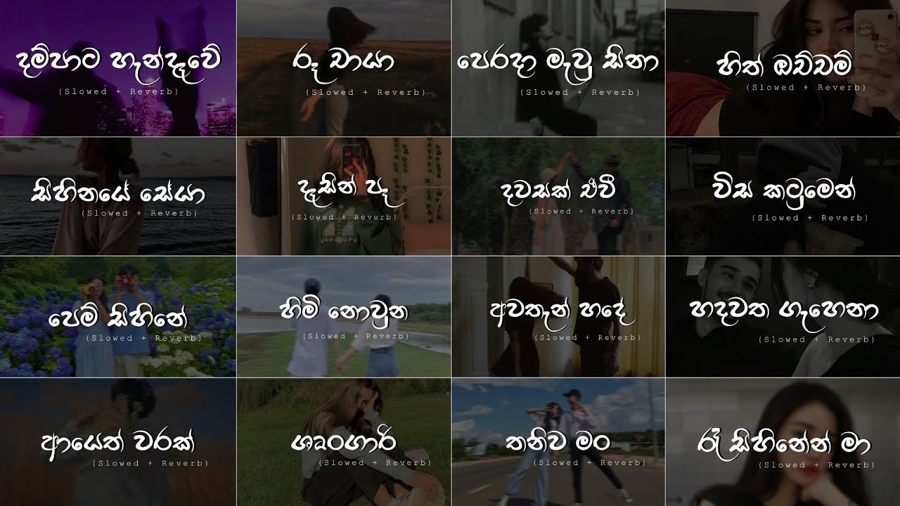 තනියම ඉන්න වෙලාවට අහන්න ❤️🥺 Manoparakata (Slowed+Reverb) Best Sinhala Song Collection - Playlist 18